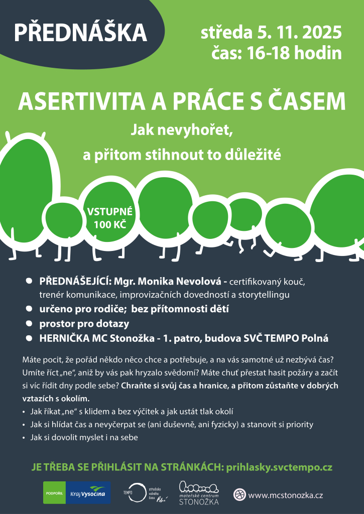 ASERTIVITA A PRÁCE S ČASEM - Jak nevyhořet a stihnout důleži