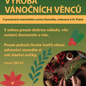 Výroba vánočních věnců - WORKSHOP